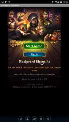 Masters of Elements android App screenshot 0