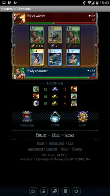 Masters of Elements android App screenshot 2